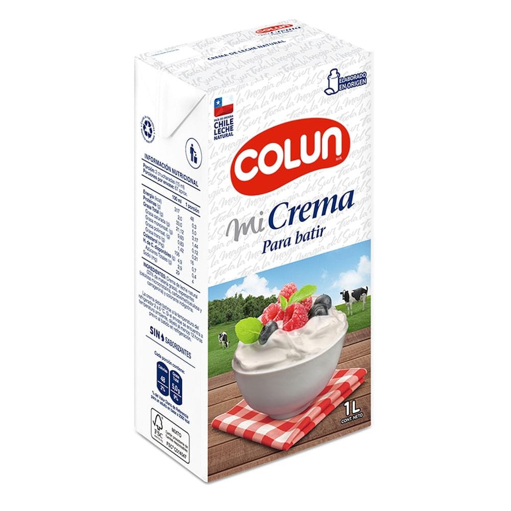 crema para batrir 1L colun